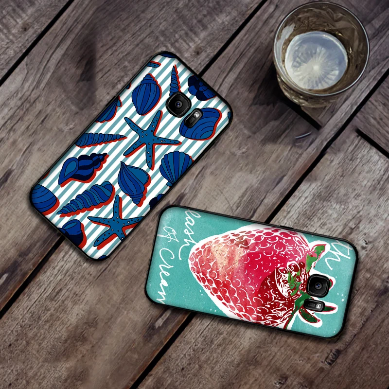 Чехлы для samsung S8 S9 S10 Plus &quotфламинго&quot банан ананас бумага заметок в форме фруктов