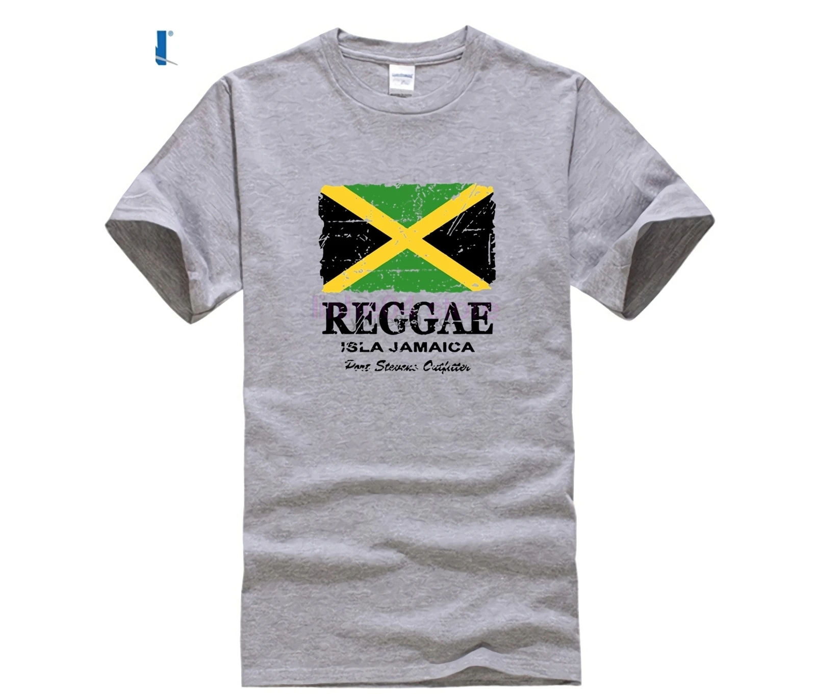 2019 Винтаж футболка для отдыха с рукавом реглан и Регги Ямайка флаг мужчин