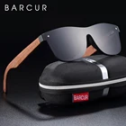 Очки солнцезащитные BARCUR мужские деревянные, поляризационные натуральные солнечные очки