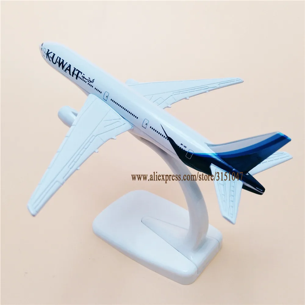 

NEW 16cm Air Kuwait Airlines Boeing B777 Airways Airlines Metal Alloy Airplane Model Plane Diecast Aircraft