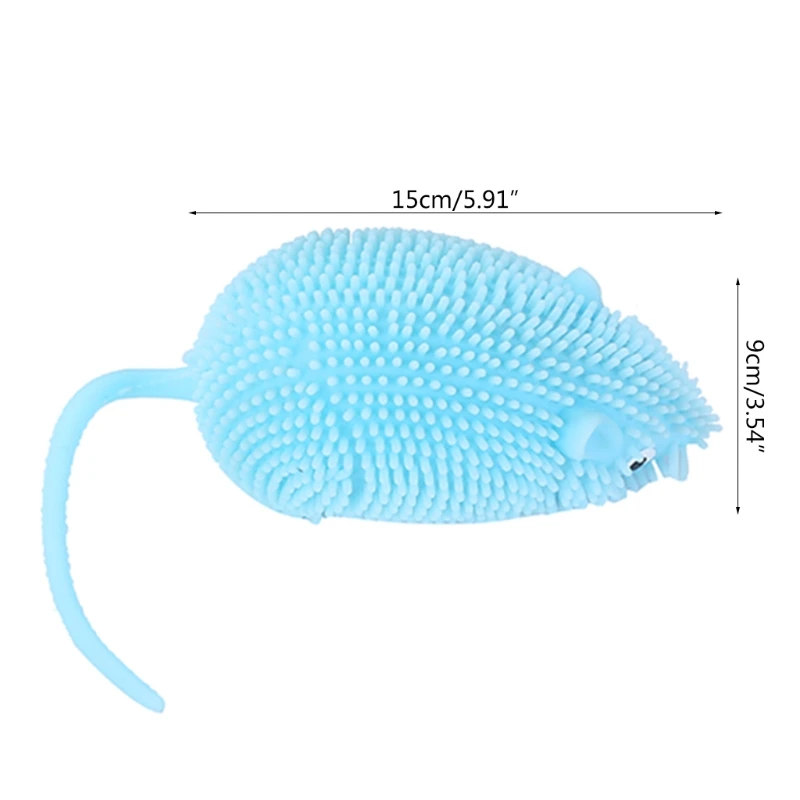 

Squishy Ball Squeeze Toy Mouse Sensory Fidget Rat Pressure Release Luminous Toy for Kids Adults Toddlers ADD Therapy