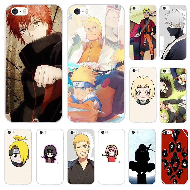 Для iPhone X XR XS 11 Pro Max 7 6 6s 8 Plus 4 4S 5 5S SE 5C Мягкие силиконовые чехлы для телефонов Hokage Naruto