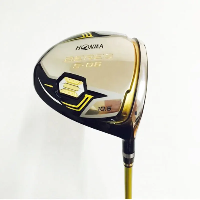 Новые мужские клюшки для гольфа водительские Honma S-06 3 Star Golf driver 9,5 или 10,5 Лофт графитовый Вал R S SR flex driver clubs