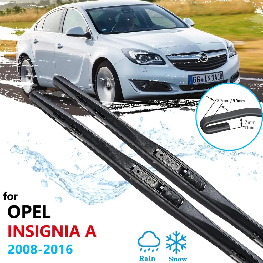 Автомобильные стеклоочистители для Opel Insignia A MK1 2008 ~ 2016 Vauxhall Holden Buick Regal передние