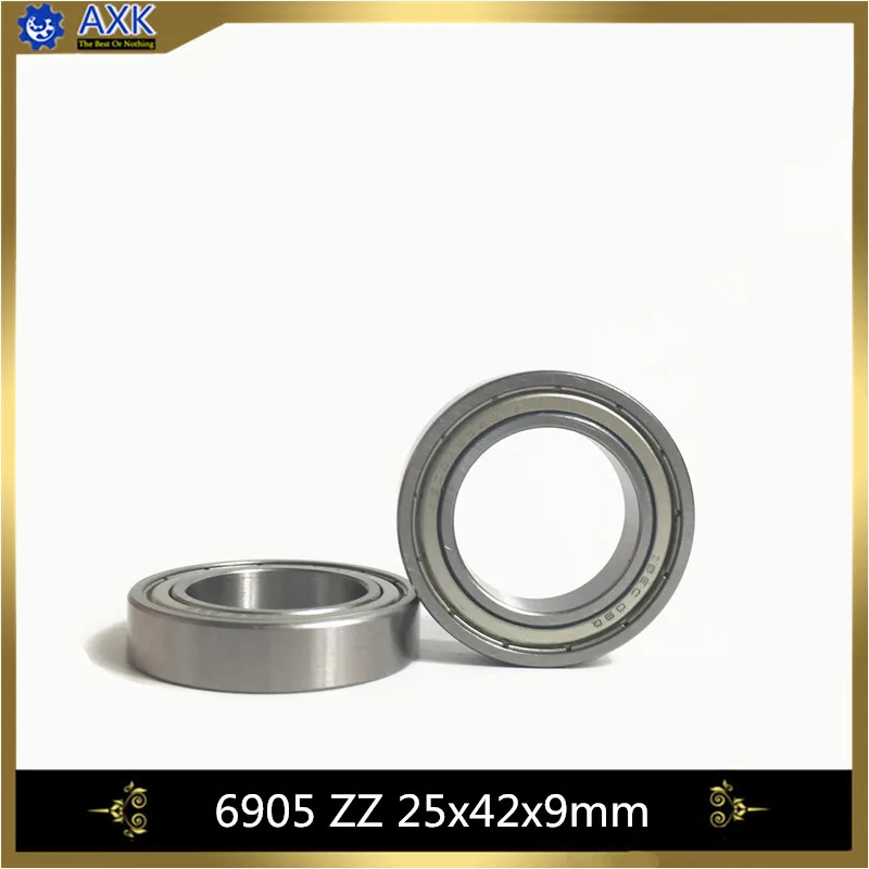 6905 ZZ ABEC-1 (10 шт.) 25x42x9 мм метрические тонкие секционные подшипники 61905Z 6905ZZ |