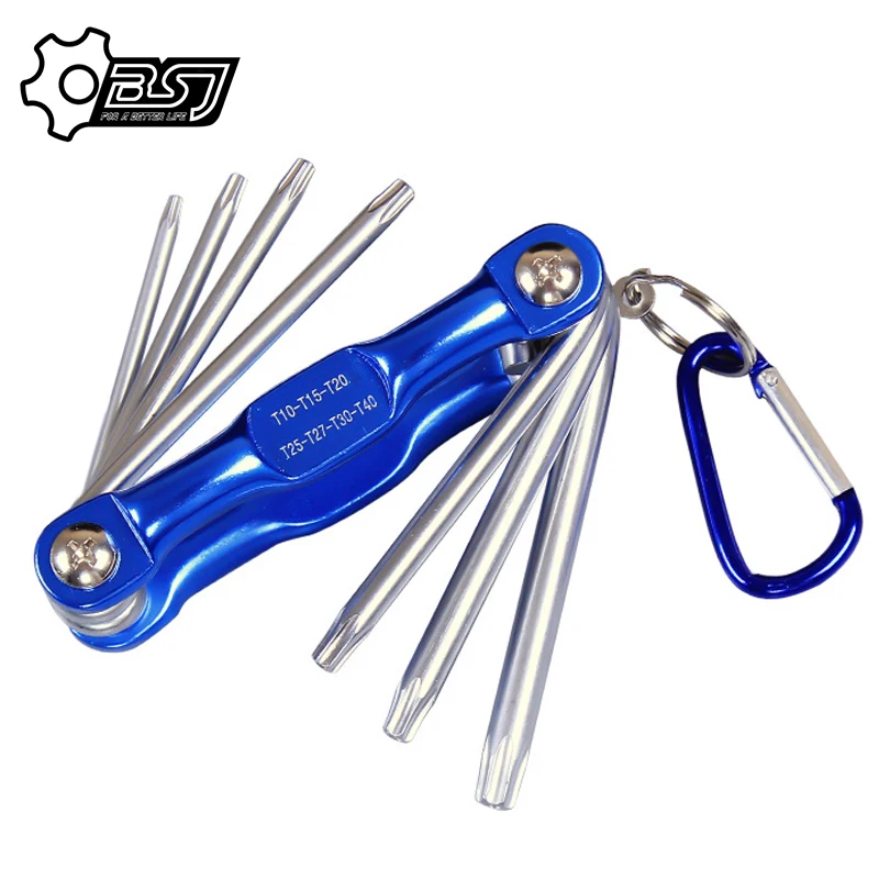 

Folding Hex Wrench Metal Metric Allen Wrench set Hexagonal Screwdriver Hex Key Wrenches Allen Keys Hand Tool Portable set with