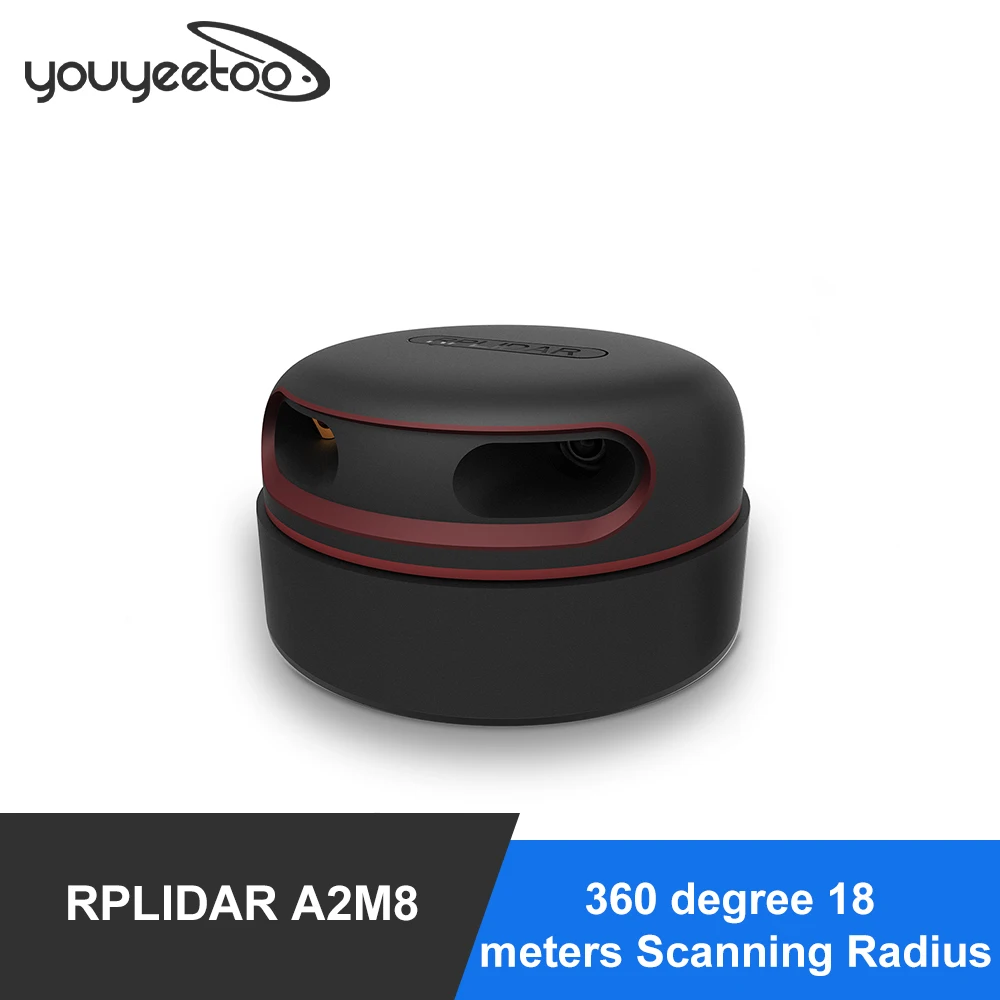 

Slamtec RPLIDAR A2M8 2D 360 degree 18 meters Scanning Radius LIDAR Sensor Scanner for obstacle avoidance and navigation of AGV U
