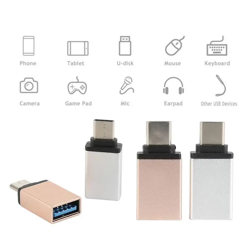 Кабель адаптер Type C на USB 3 0 OTG конвертер для Samsung Huawei P20 OTG|Переходники и адаптеры| |