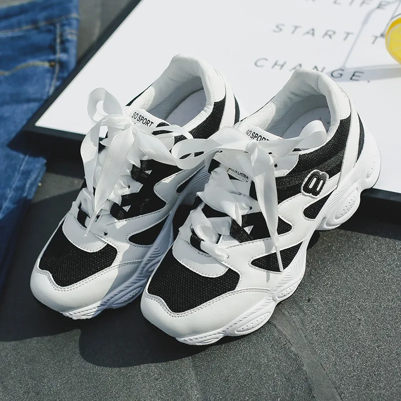 Женские кроссовки Белые для женщин Уличная спортивная обувь Женская Спортивная