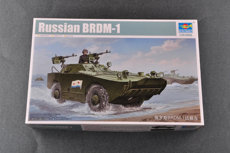 Пластиковая модель Трубач 05596 1/35 русский BRDM-1 |