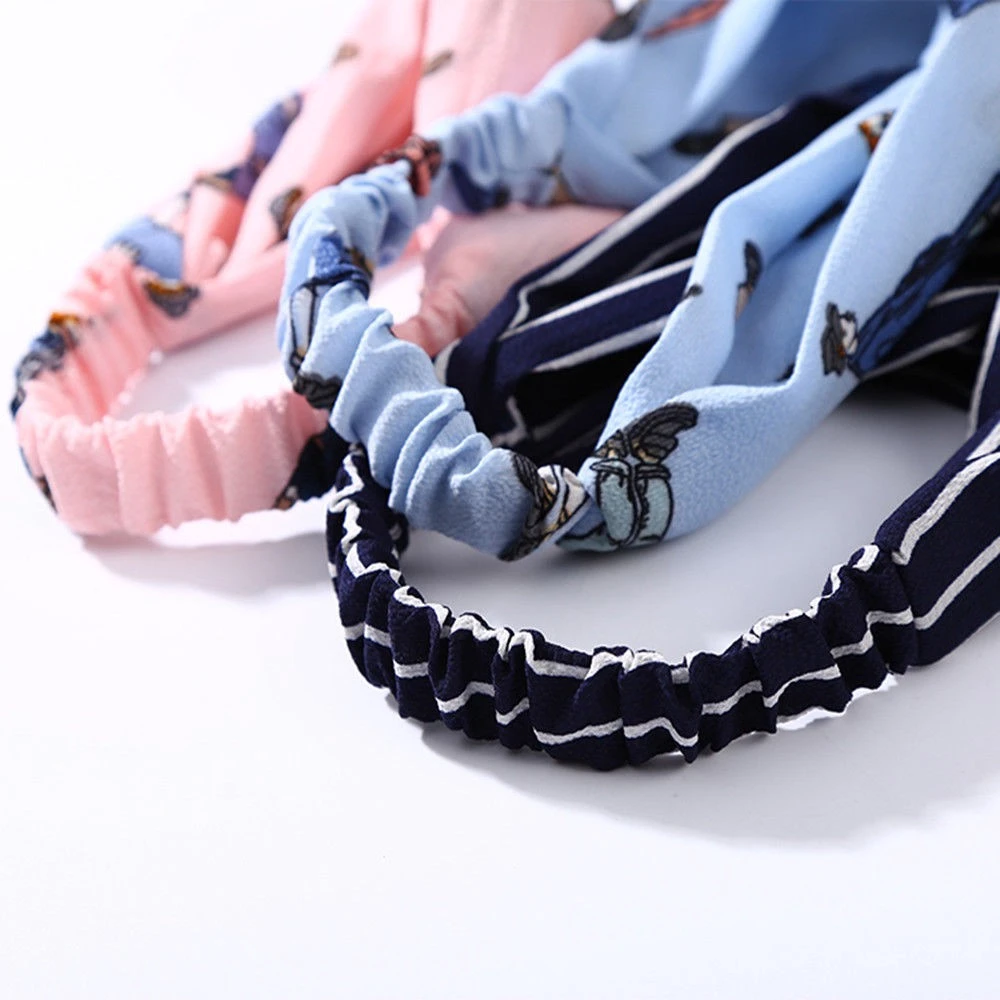 Женская повязка на голову 2020 с перекрещивающимся верхом эластичная Завязанными