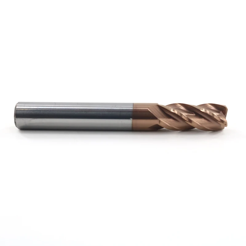 Концевая фреза HRC55 твердосплавная из вольфрамового сплава с 4 канавками для