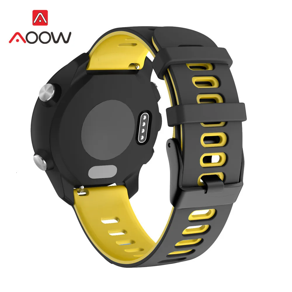 20 мм спортивный силиконовый ремешок для часов samsung Galaxy Watch Active2 40 мм 44 мм 42 мм Active 2 Garmin Amazfit huawei Band ремешок Correa