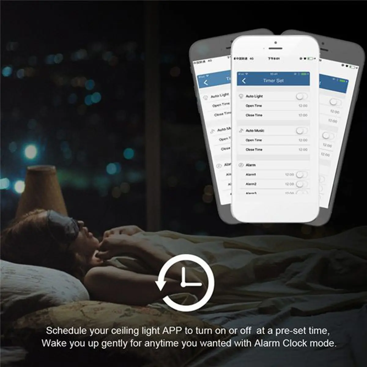 $20.00 300W LED Ceiling Lights Home RGB dimmable APP bluetooth Music Light AC110-260V Bedroom Lamps Smart Ceiling Lamp+Remote Control