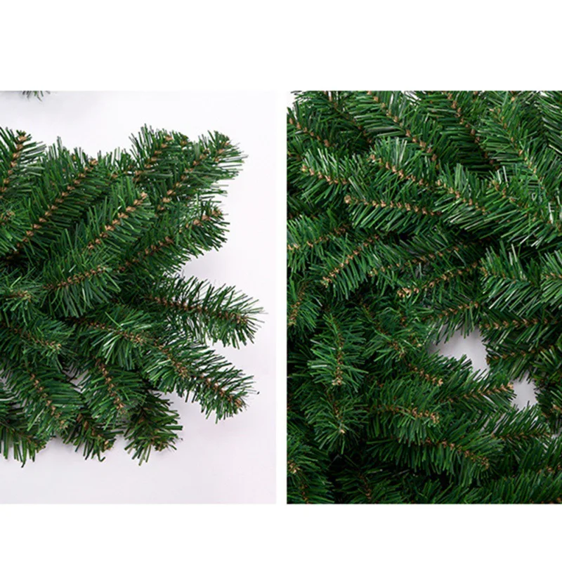 

Christmas Tree Decorations PVC Simulation Christmas Rattan Portable Christmas Wreath Decoration Festive Party Supplies 2.7m