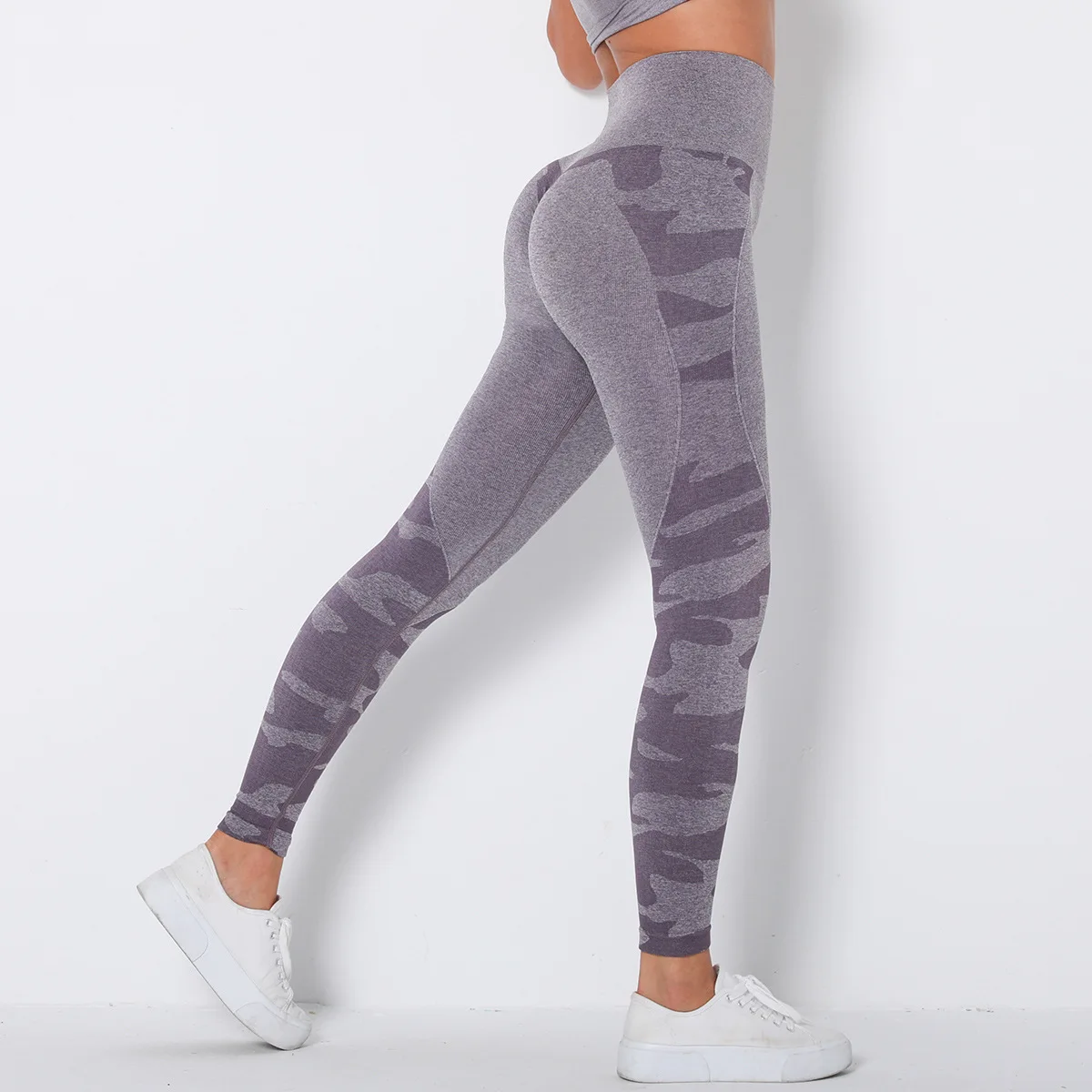 

Women Seamless Yoga Pants High Waist Leggings Camouflage Tracksuit Fitness Female Gym Sportswear Running Trousers Tights