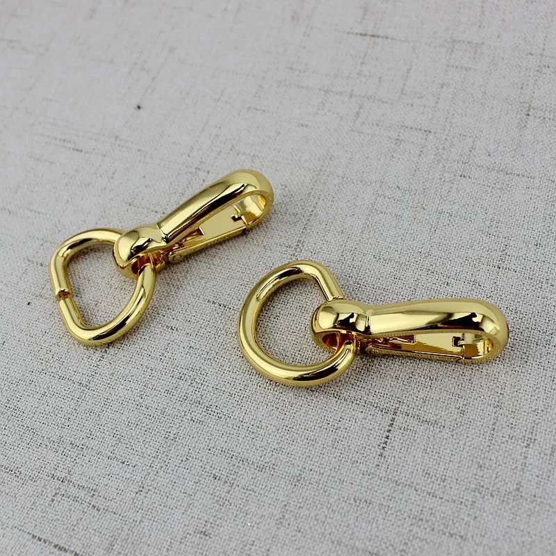 Высокое качество 4 шт. Золотая треугольная пряжка массивное d образное кольцо