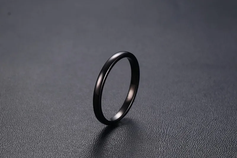 

European and American women simple titanium steel ring jewelry stainless steel couple ring