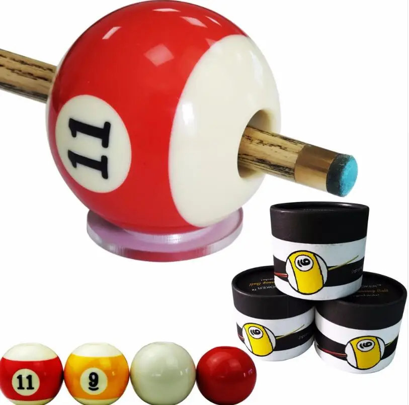 

Pool Game Billiard Practice Ball Snooker Training Ball Black Eight-Bar Practice Trainer Professional Billiard Accessories