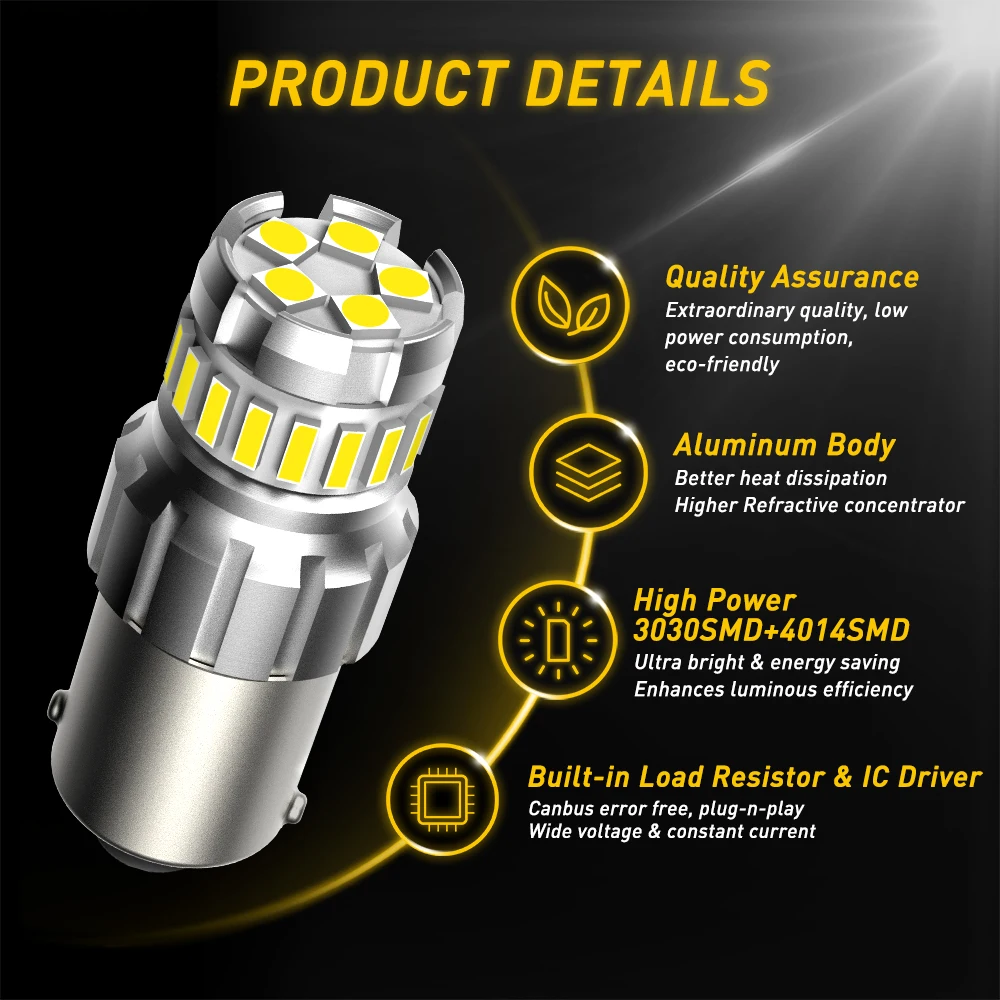 AUXITO W16W T15 светодиодный Canbus P21W 1156 3157 7440 R5W задний фонарь для Chevrolet Cruze Captiva Aveo Orlando Trax