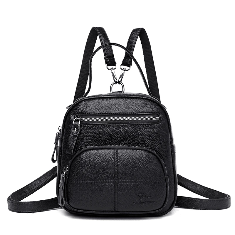 Женские кожаные рюкзаки для девочек высокое качество женский рюкзак маленький