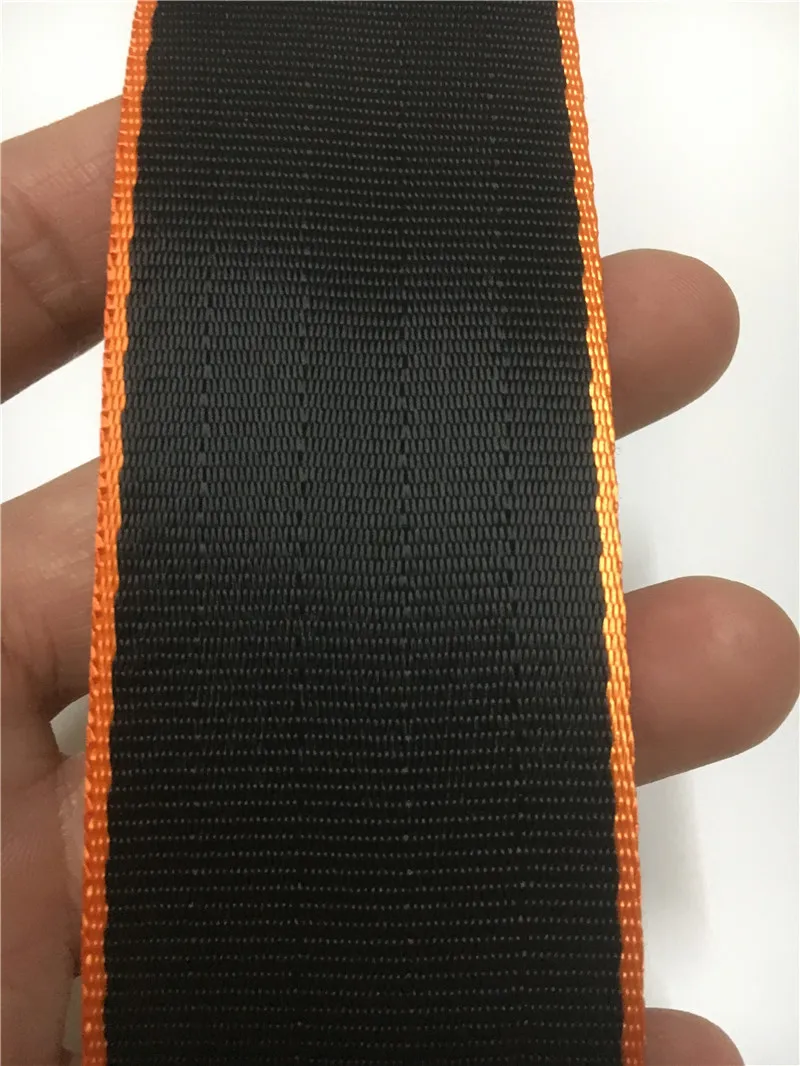 Ремень автомобильный черного и оранжевого цвета 3-36 м в рулоне 3 C | Дом сад