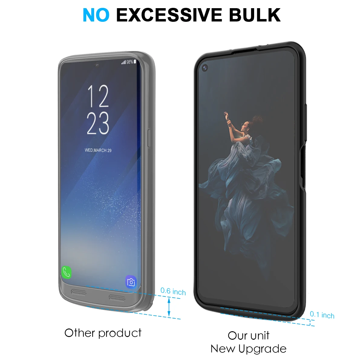 Для huawei Honor 20 Pro Чехол для зарядного устройства 4700 мАч внешнее резервное зарядное устройство power Bank чехол для аккумулятора чехол для зарядного устройства