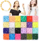 Бусины-разделители из полимерной глины, 6 мм