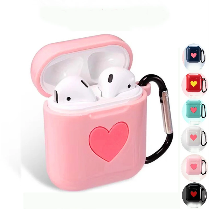 Чехол для наушников Love Airpods1 силиконовый чехол с крутым логотипом