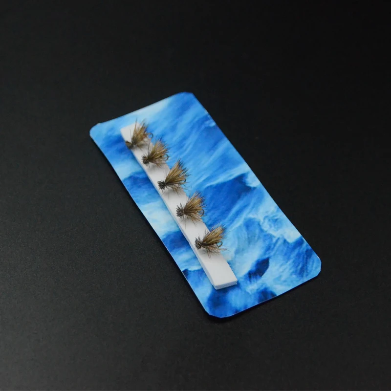 2 цвета в ассортименте CDC Elk Caddis коричневый/коричневый сухие мушки для ловли