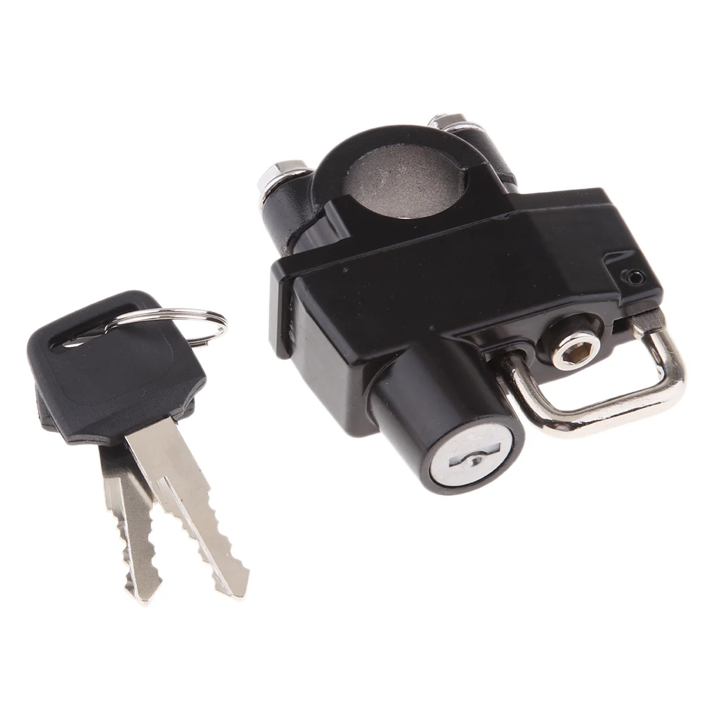 

Universal Motorcycle Motorbike Bike Helmet Lock Hanger Hook & 2 Keys Set