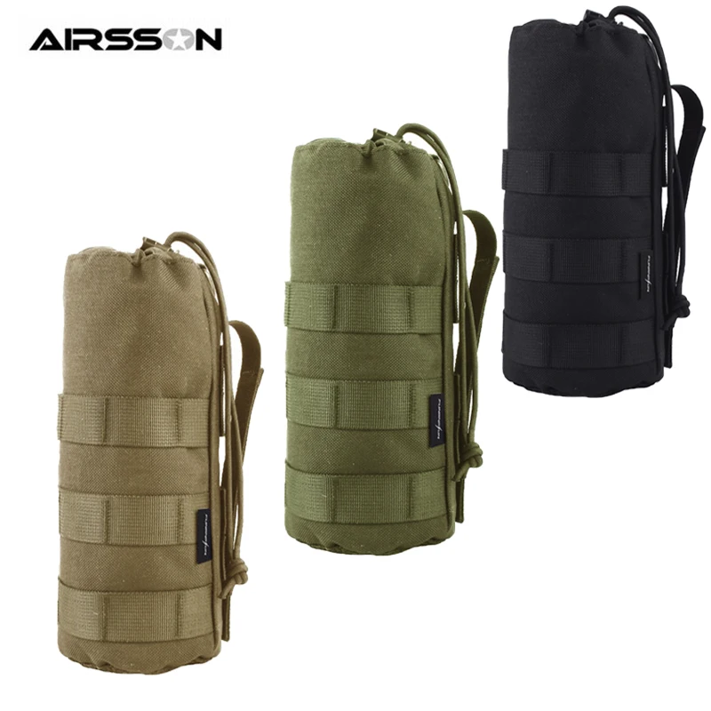 1.5L тактический Molle бутылка для воды Чехол кобура 1000D портативный военный чайник сумка Открытый гидратации Перевозчик для кемпинга Пешие прогулки