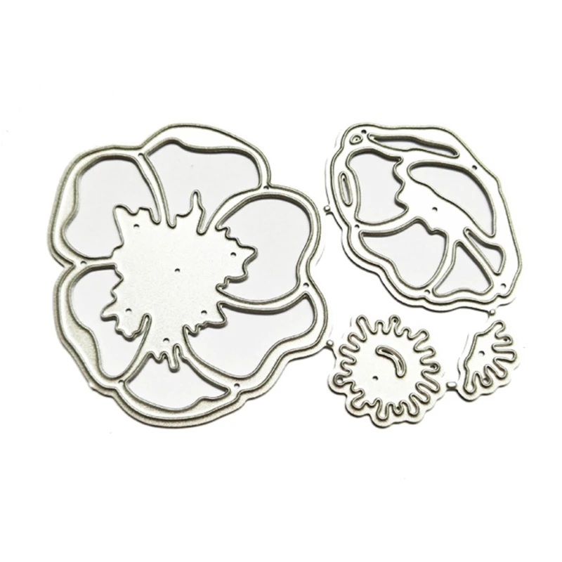 

3D Flower Metal Cutting Dies Stencil Scrapbooking DIY Album Stamp Paper Emboss