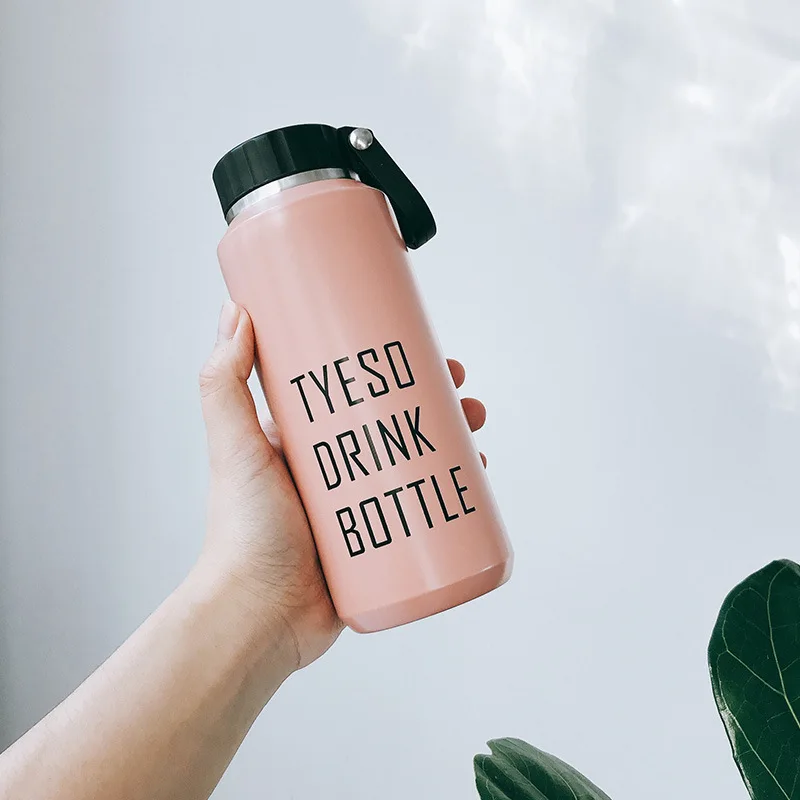 

Stainless Steel Thermos Bottle Small Vacuum Flask School Water Bottles for Kids Simple Modern Water Bottle with Storage
