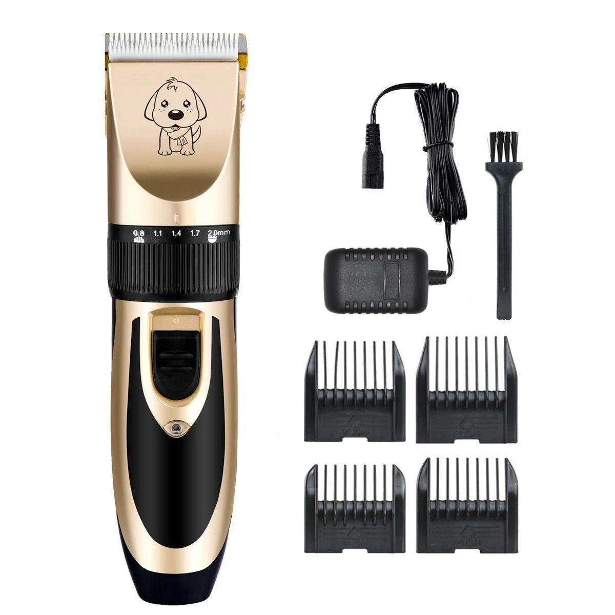 

Pet Shave Clipper Hair Low Noise Cordless Electric Dog Cat Grooming Trimming Kit US Adults Pet General