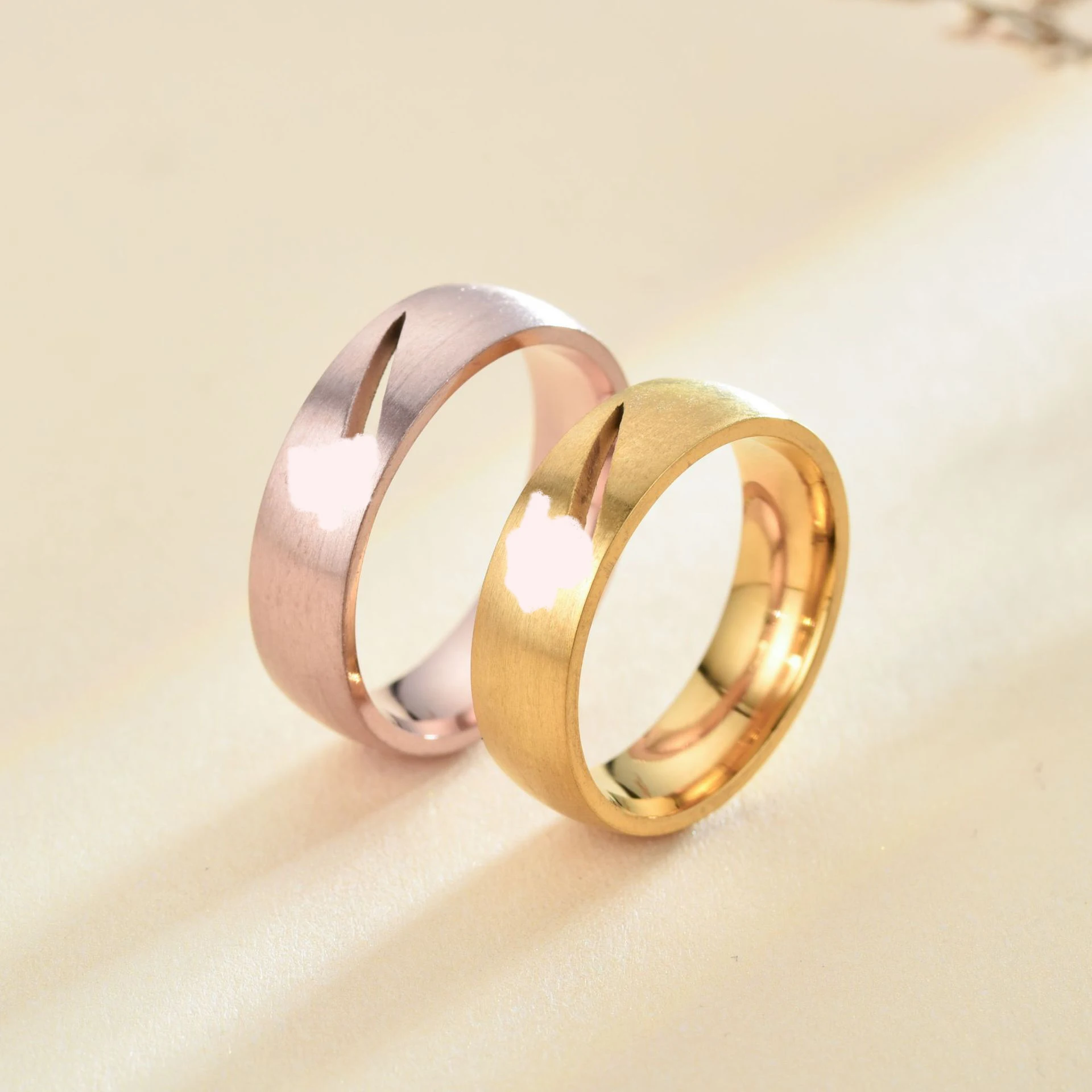 

Fashion Hollow Hook Ring Harajuku Cold Wind Men and Women Couple Ring Banquet Hip Hop Jewelry Retro Accessories Gift Wholesale