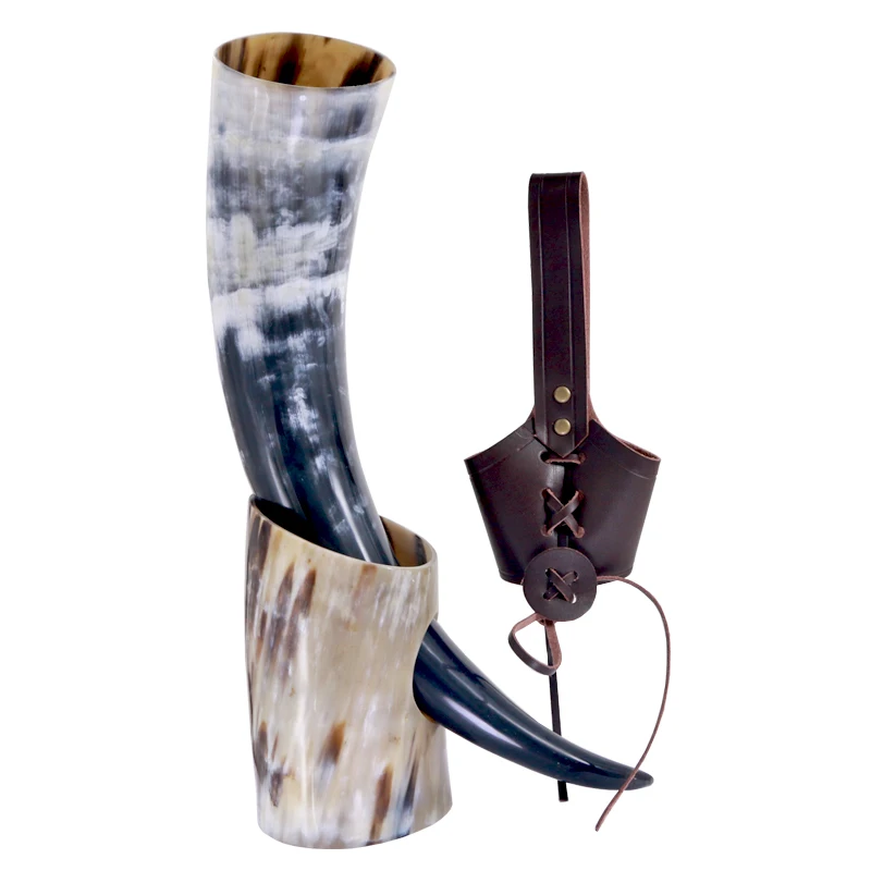 Ручная работа стеклянные чашки для викингов Кубок пива вина чаша стакан из