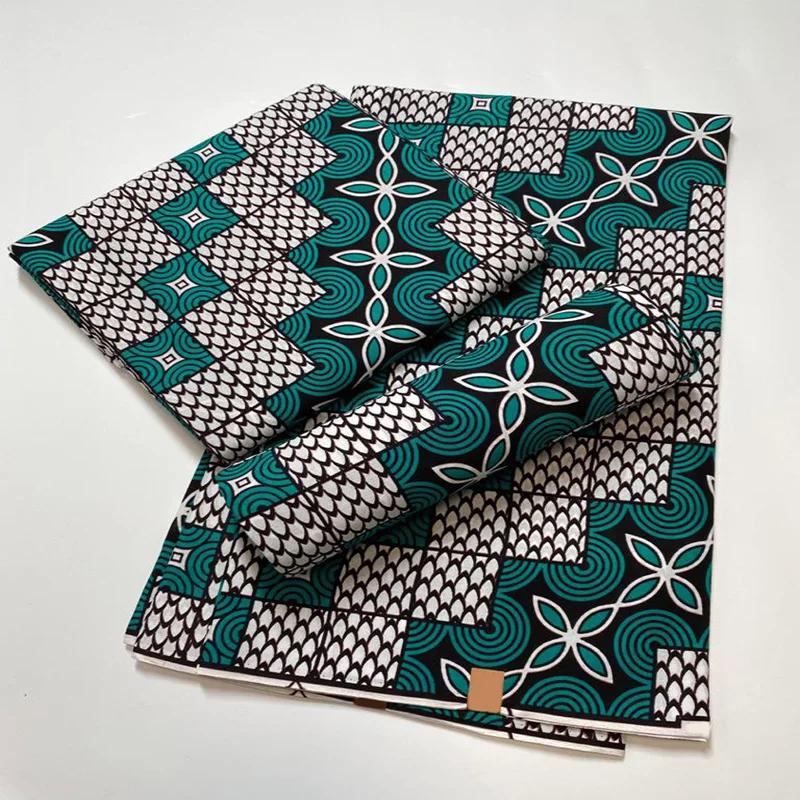 

Hot Sale 6Yards Ankara African Real Wax Fabric Africa Prints Fabric 100% Cotton Nigerian Pagne Fabric Home Textile NN1225-3