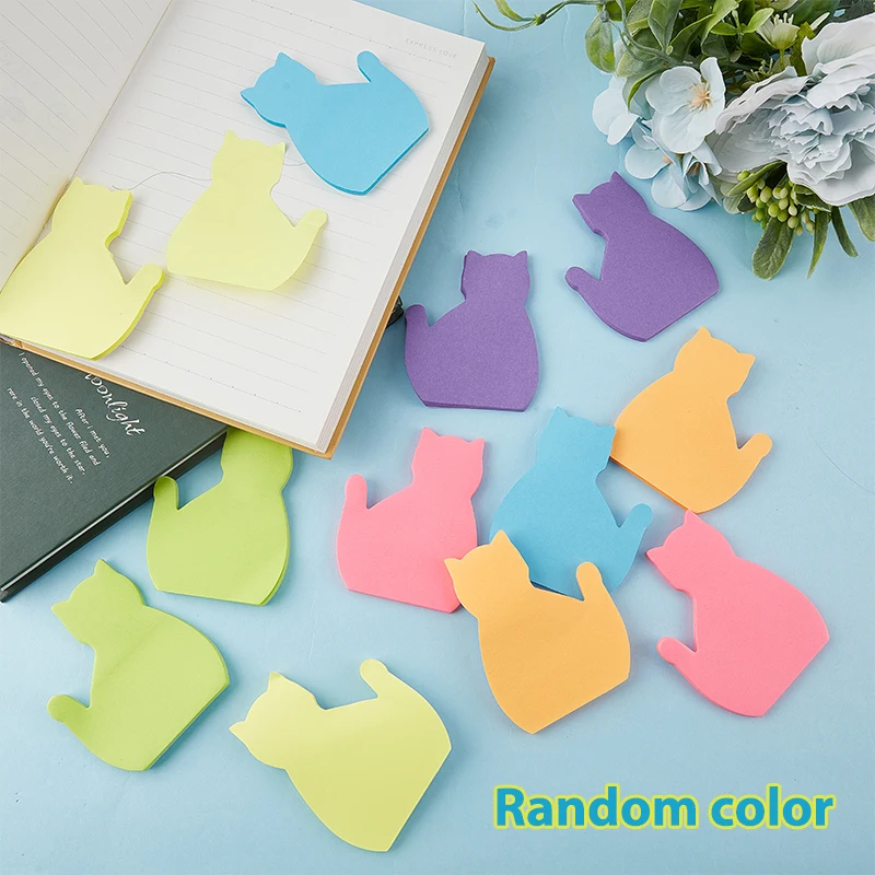 

1 Pc Cute Cat Series Sticky Note Student Message Sticker N Times Memo Pad Scrapbooking School Label Stationery