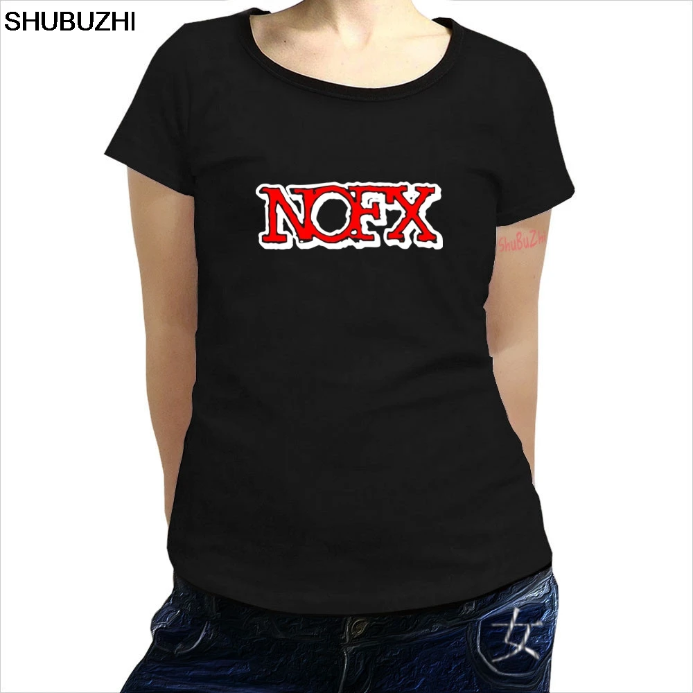 Летняя модная футболка Nofx рок группы металлические s топы Модные женские Модная