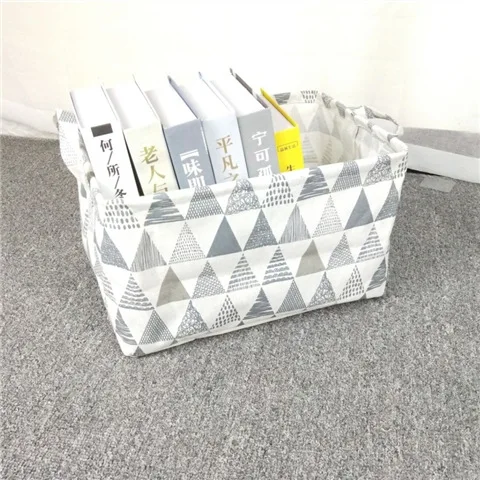 Складная корзина для хранения шкаф коробка игрушек тканевый контейнер