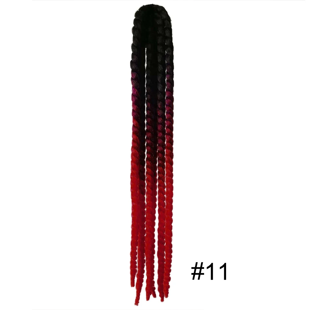 

60cm Motorcycle Helmet Dreadlocks Women Helmet Dreadlocks Ponytail Braid for Motocross Bicycle Helmet Punk Hair Decoration