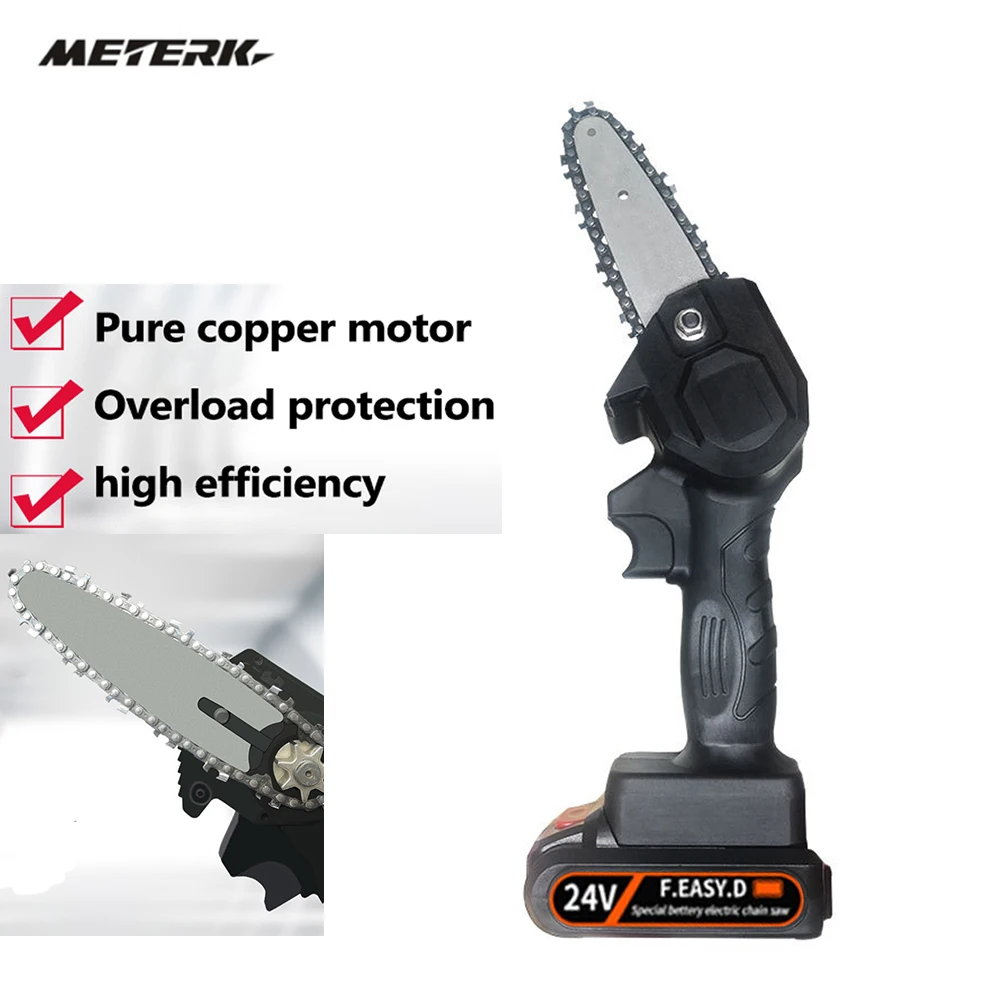 24V литиевая Батарея Портативный Электрический обрезная пила Перезаряжаемые