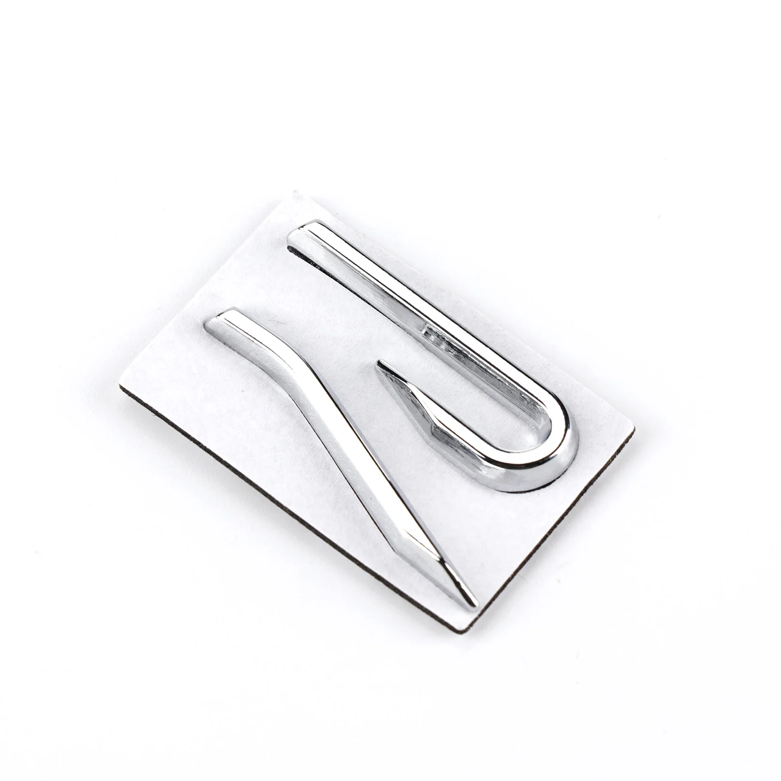 Серебряный Задняя Крышка багажника R 3D значок логотип наклейка автомобильная с