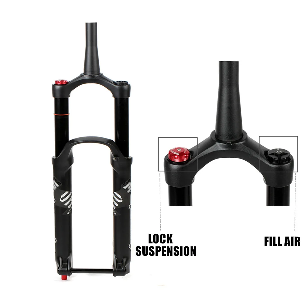 Подвесная вилка DH AM Down Hill Thru Axle Boost 110 мм * 15 дорожная 180 воздушная для горного