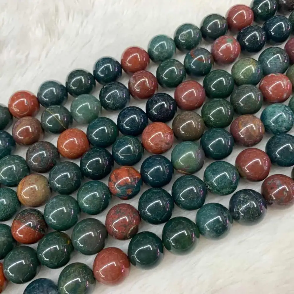 _ Бусины из гелиотропа бусины натурального камня незакрепленные для