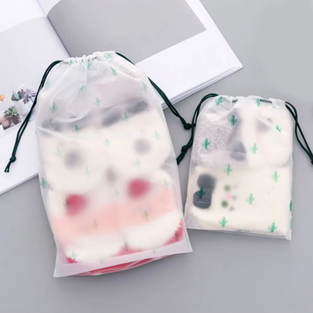 Аксессуары для путешествий женская косметичка на шнурке С КАКТУСОМ Мужская