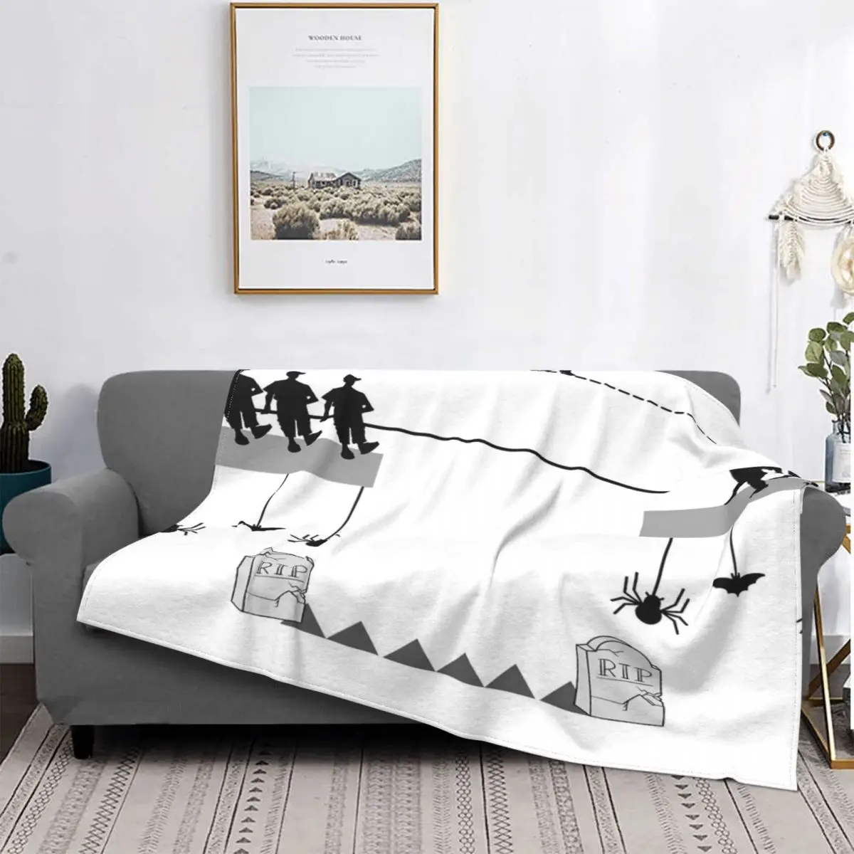 

Manta clásica de no dejar la cuerda, colcha para cama a cuadros, 150, Kawaii