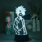 3D карнавальный костюм в стиле аниме; Обещали Neverland Ray ночной Светильник для подростков Спальня украшение красочный флеш-накопитель USB, сенсорный Сенсор настольная лампа визуальный светильник