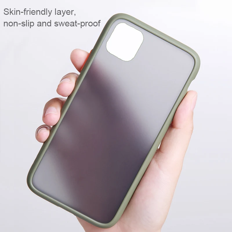 Чехол для Телефона IPhone 7 8 Plus X 11 Pro XR XS Max контрастный цвет прозрачный силикон ТПЭ